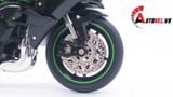  Mô hình xe Kawasaki H2R có đế có ben nâng 1:12 Jiaye Model MT042 