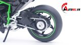  Mô hình xe Kawasaki H2R có đế có ben nâng 1:12 Jiaye Model MT042 