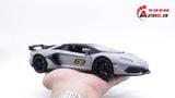  Mô hình xe Lamborghini Aventador Svj63 đánh lái được full open, mui xe có thể tháo rời 1:24 Miniauto DC24301 