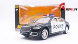  Mô hình xe ô tô Mercedes Benz Maybach S680 police full open tỉ lệ 1:24 XHD models OT234 