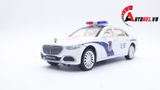  Mô hình xe ô tô Mercedes Benz Maybach S680 police full open tỉ lệ 1:24 XHD models OT234 