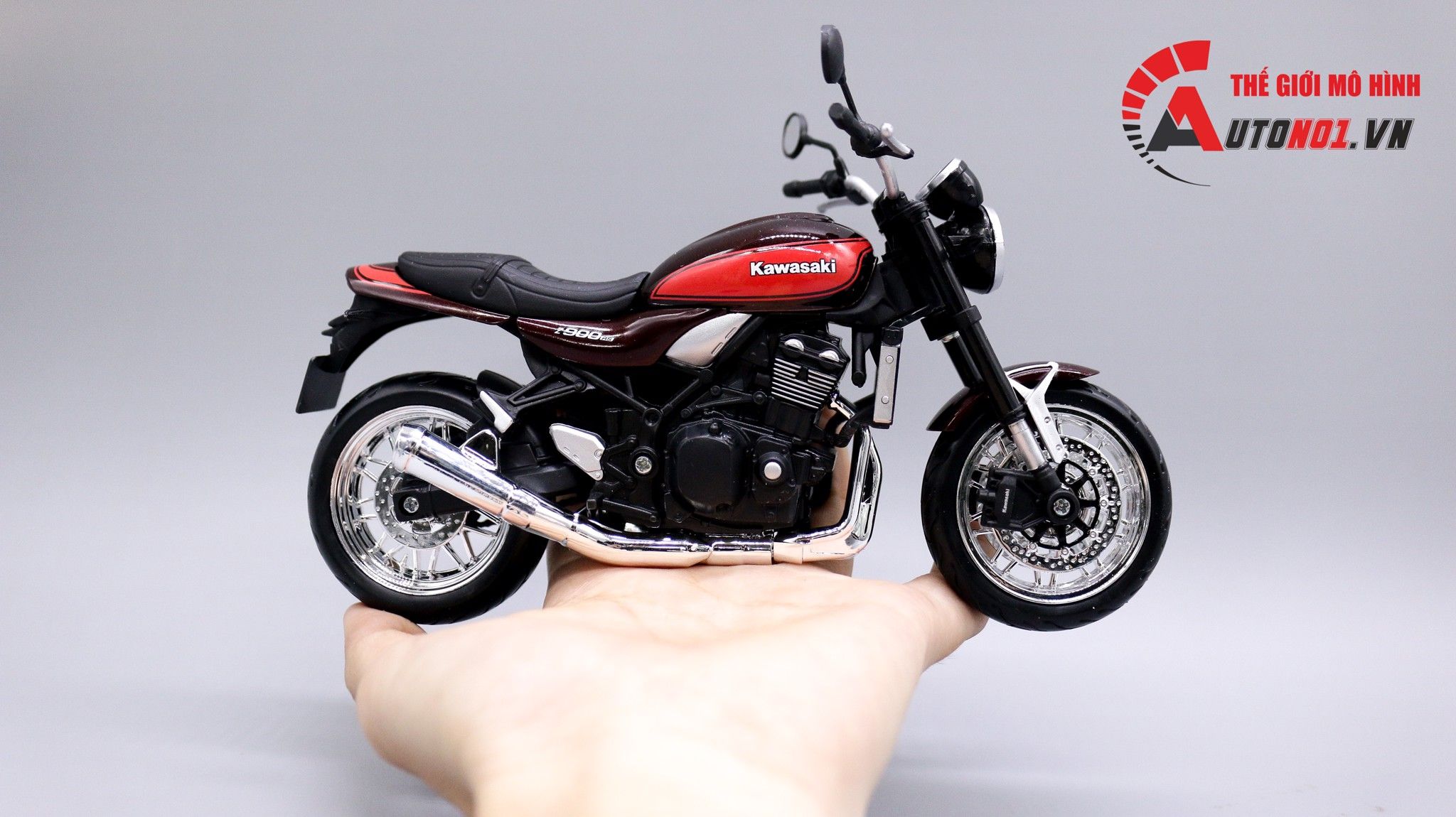  Mô hình xe Kawasaki Z900RS tỉ lệ 1:12 Maisto MT075 