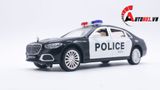  Mô hình xe ô tô Mercedes Benz Maybach S680 police full open tỉ lệ 1:24 XHD models OT234 