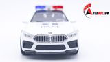  Xe mô hình ô tô Bmw M8 Police tỉ lệ 1:32 Chimei OT243 