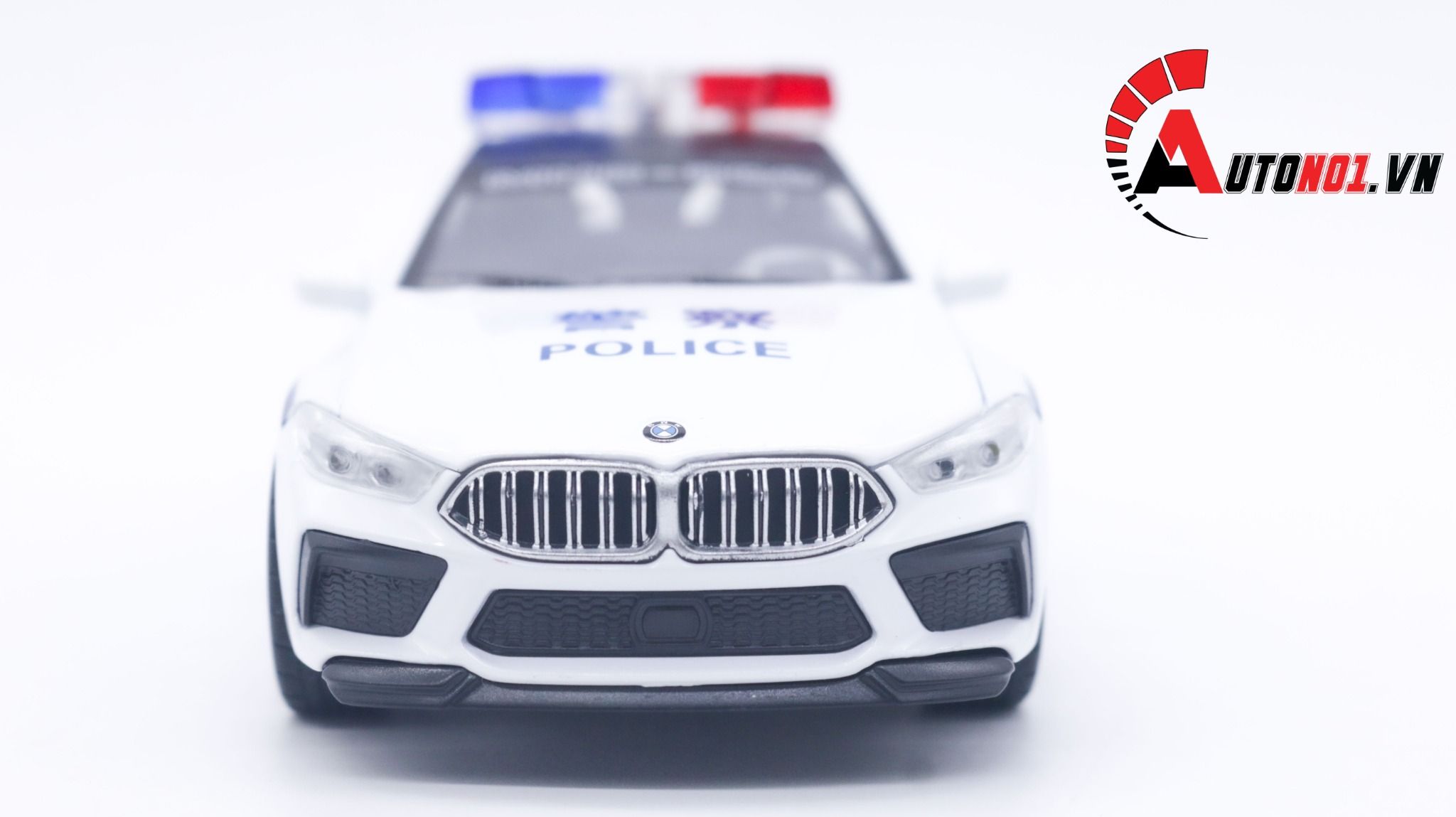  Xe mô hình ô tô Bmw M8 Police tỉ lệ 1:32 Chimei OT243 