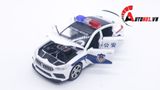  Xe mô hình ô tô Bmw M8 Police tỉ lệ 1:32 Chimei OT243 