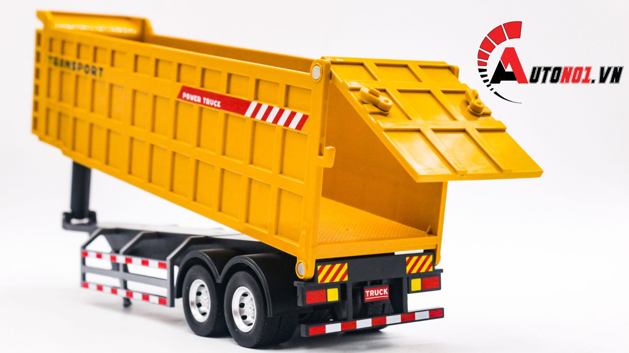  Mô hình xe container tỉ lệ 1:24 đầu kim loại - thùng xe nhựa Metal DieCast OT242 