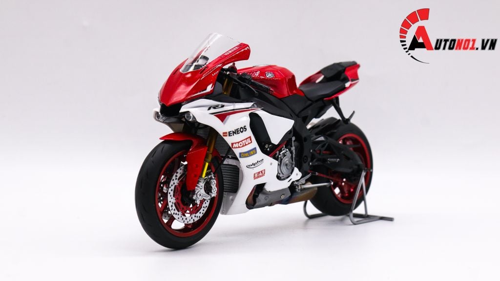 MÔ HÌNH XE YAMAHA YZF R1 RED WHITE 1:12 TAMIYA D080