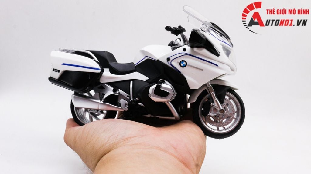 MÔ HÌNH BMW R 1250RT-P POLICE 1:12 HUAYI ALLOY 7656C