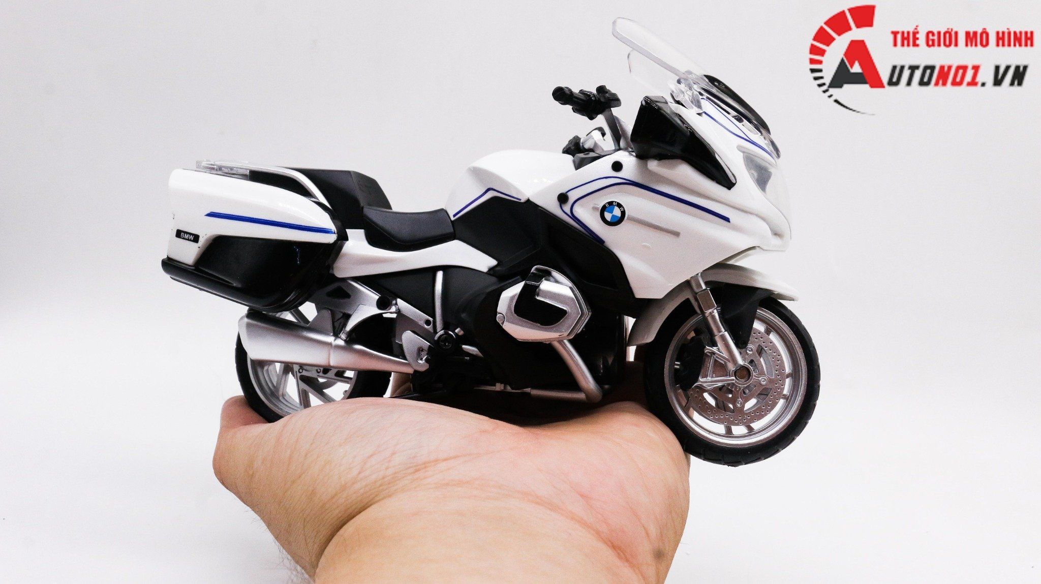  Mô hình xe Bmw R1250RT-P police tỉ lệ 1:12 CCA 7656 