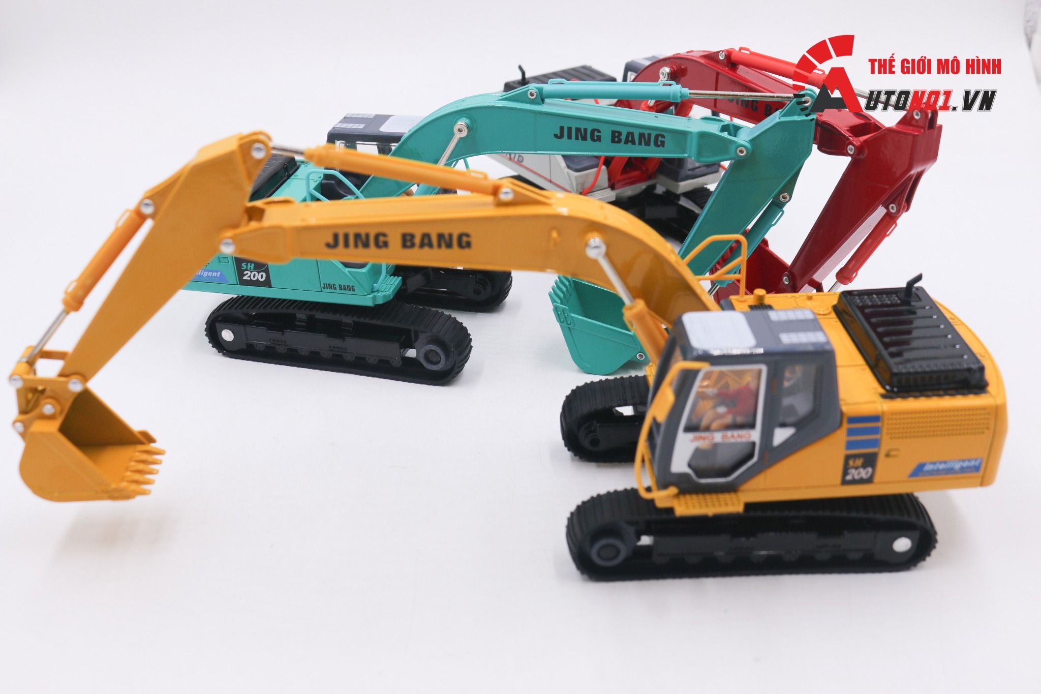 Mua Đồ chơi Mô hình Xe Kéo và Máy Xúc bằng Gỗ  Trailer  Excavator  Tiki