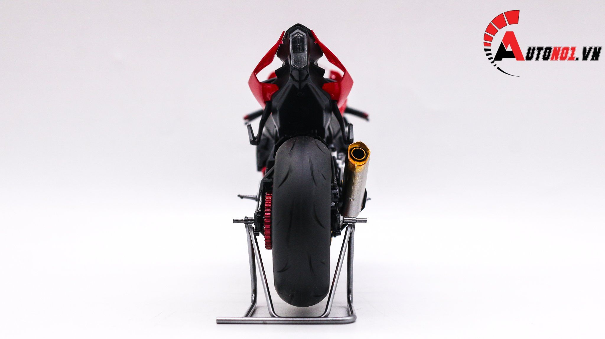  Mô hình xe Yamaha Yzf R1 Red White 1:12 Tamiya D080 