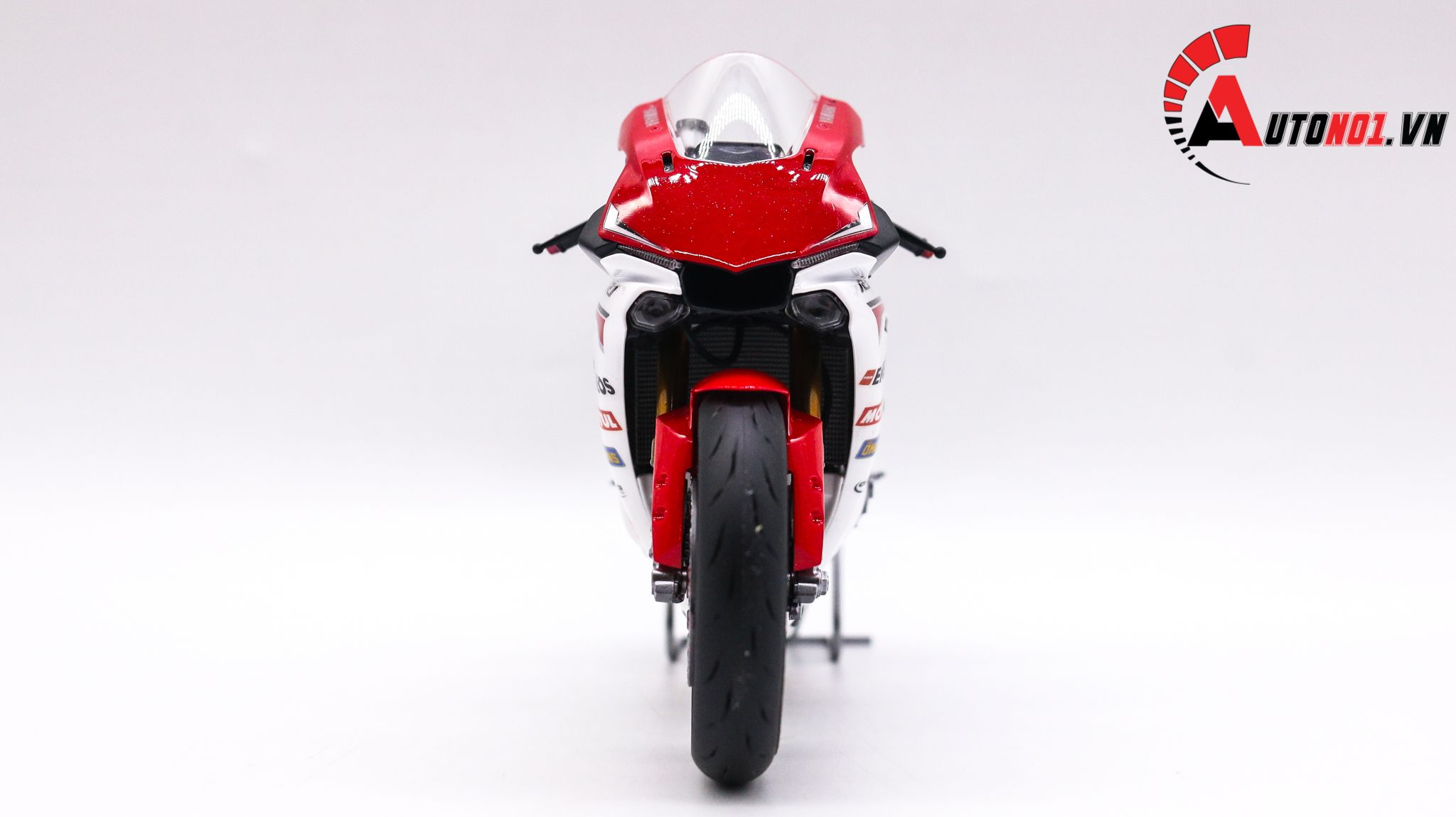  Mô hình xe Yamaha Yzf R1 Red White 1:12 Tamiya D080 