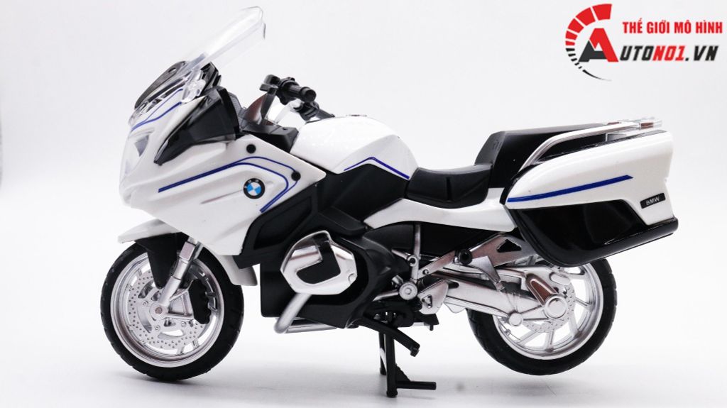 MÔ HÌNH BMW R 1250RT-P POLICE 1:12 HUAYI ALLOY 7656C