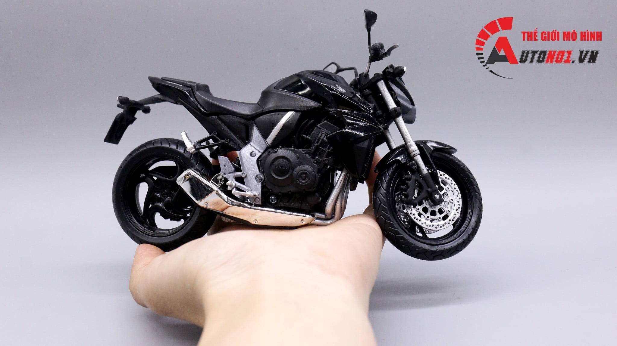  Mô hình xe mô tô Honda CB 1000R black tỉ lệ 1:12 Joycity 6520 