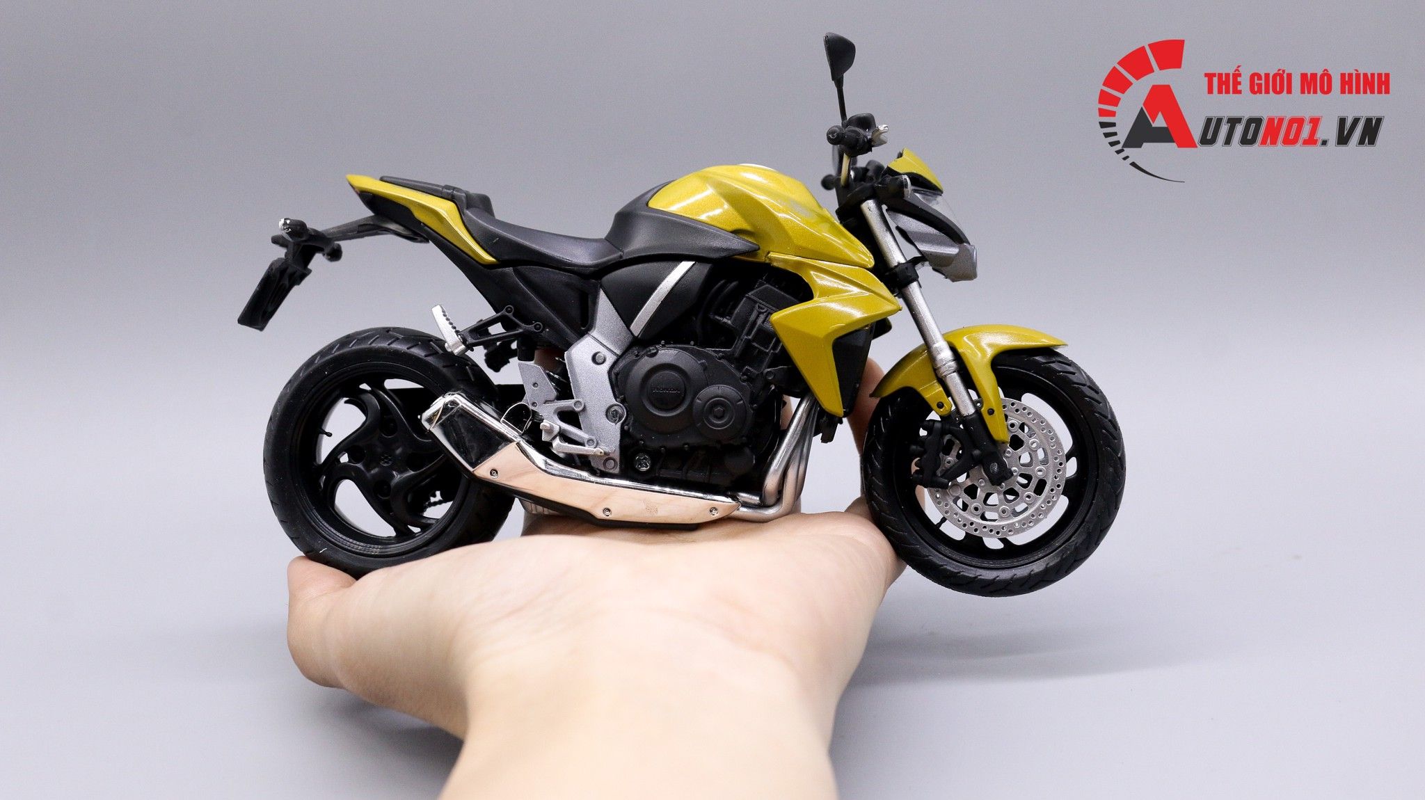  Mô hình xe Honda CB 1000r yellow 1:12 Joycity 5405 