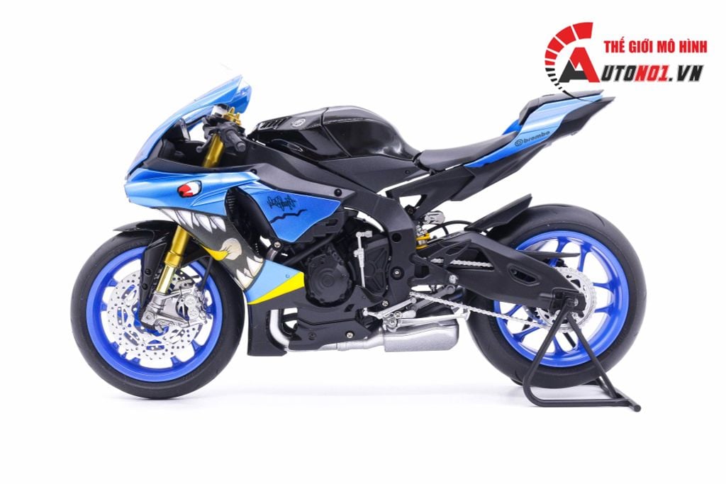 MÔ HÌNH XE YAMAHA R1M CUSTOM SHARK 1:12 D123