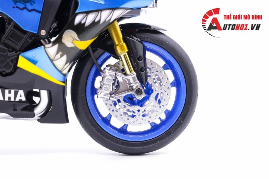 MÔ HÌNH XE YAMAHA R1M CUSTOM SHARK 1:12 D123