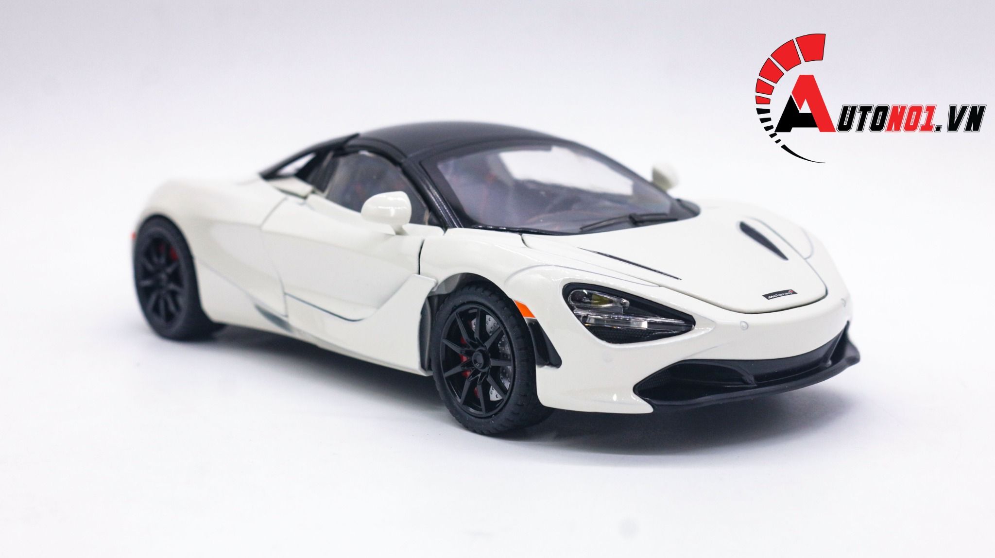  Mô hình xe ô tô Mclaren 720S full open tỉ lệ 1:24 Chezhi OT222 