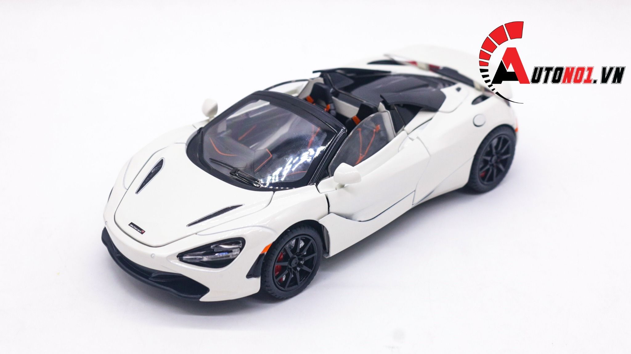  Mô hình xe ô tô Mclaren 720S full open tỉ lệ 1:24 Chezhi OT222 