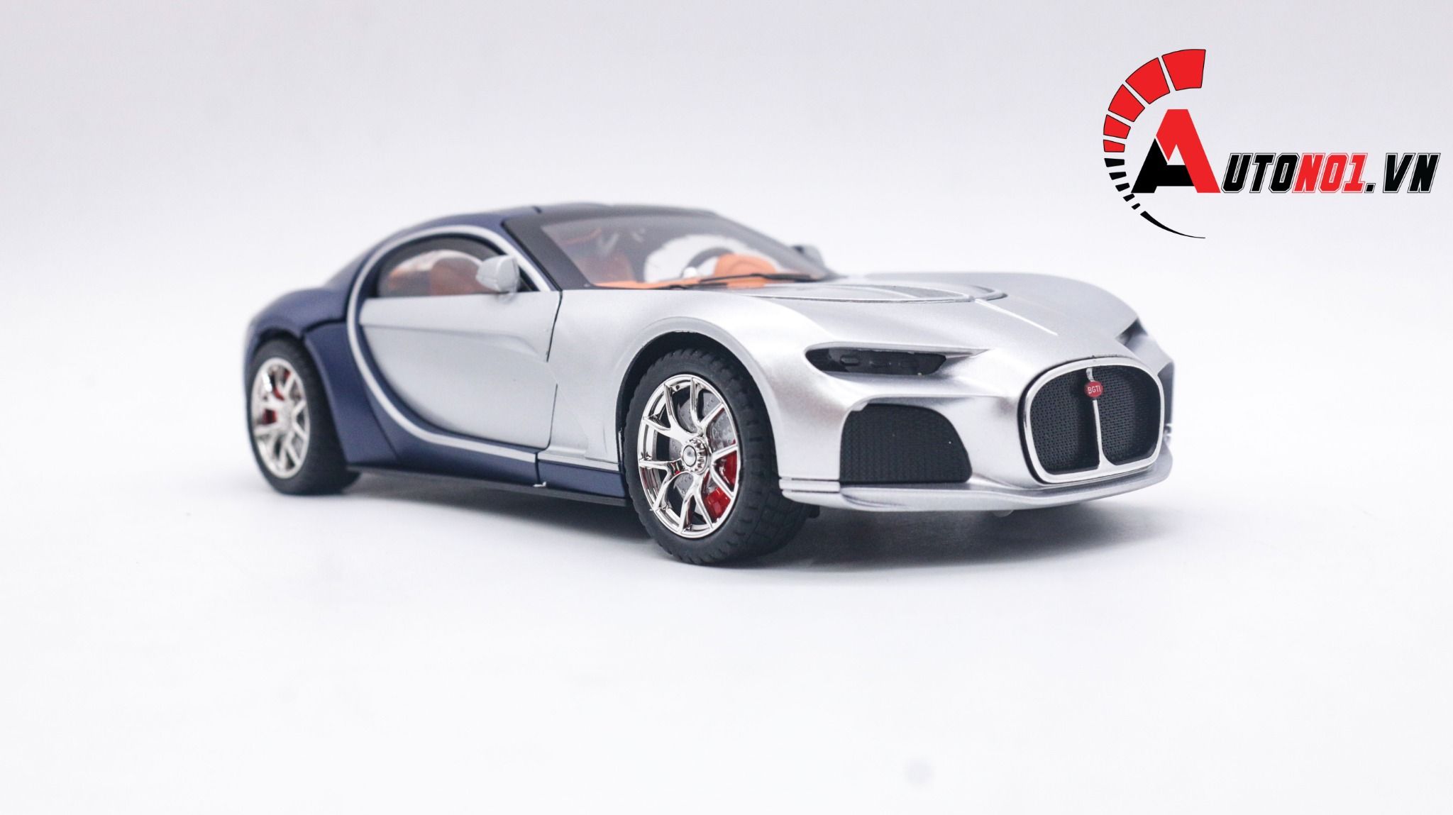  Mô hình xe ô tô Bugatti Atlantic full open tỉ lệ 1:24 Chezhi OT223 