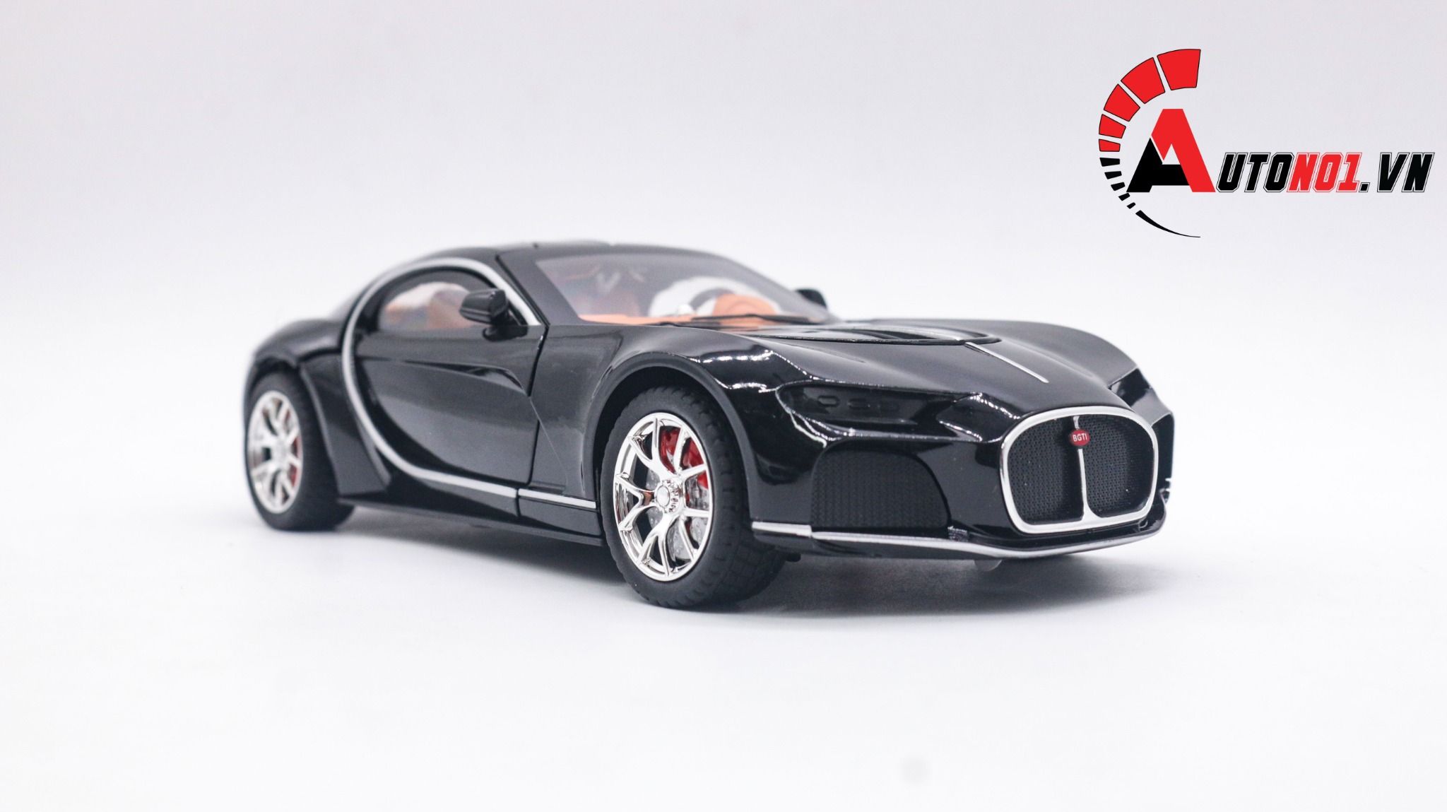  Mô hình xe ô tô Bugatti Atlantic full open tỉ lệ 1:24 Chezhi OT223 