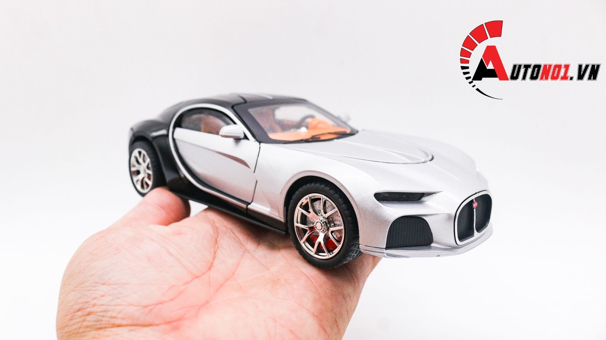  Mô hình xe ô tô Bugatti Atlantic full open tỉ lệ 1:24 Chezhi OT223 