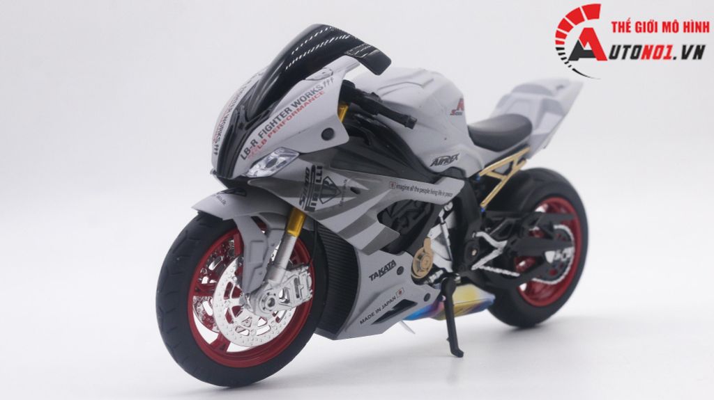 MÔ HÌNH XE ĐỘ BMW S1000 2020 LIBERTY WALK 1:12 AUTONO1 D161A