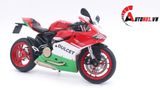  Mô hình xe Ducati 1199 panigale italy có đế có ben nâng 1:12 Jiaye Model MT041 