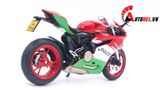  Mô hình xe Ducati 1199 panigale italy có đế có ben nâng 1:12 Jiaye Model MT041 