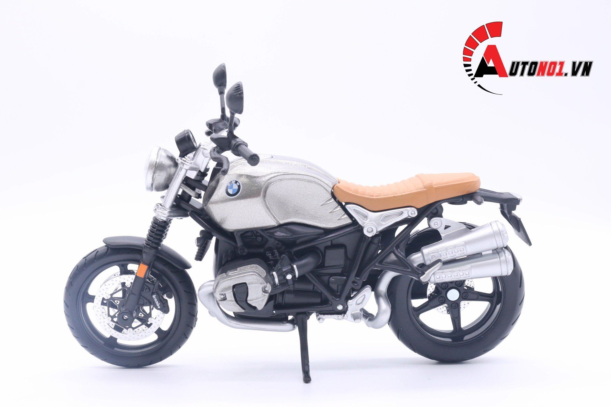  Mô hình xe Bmw r nine t scrambler 1:12 Maisto 6886 