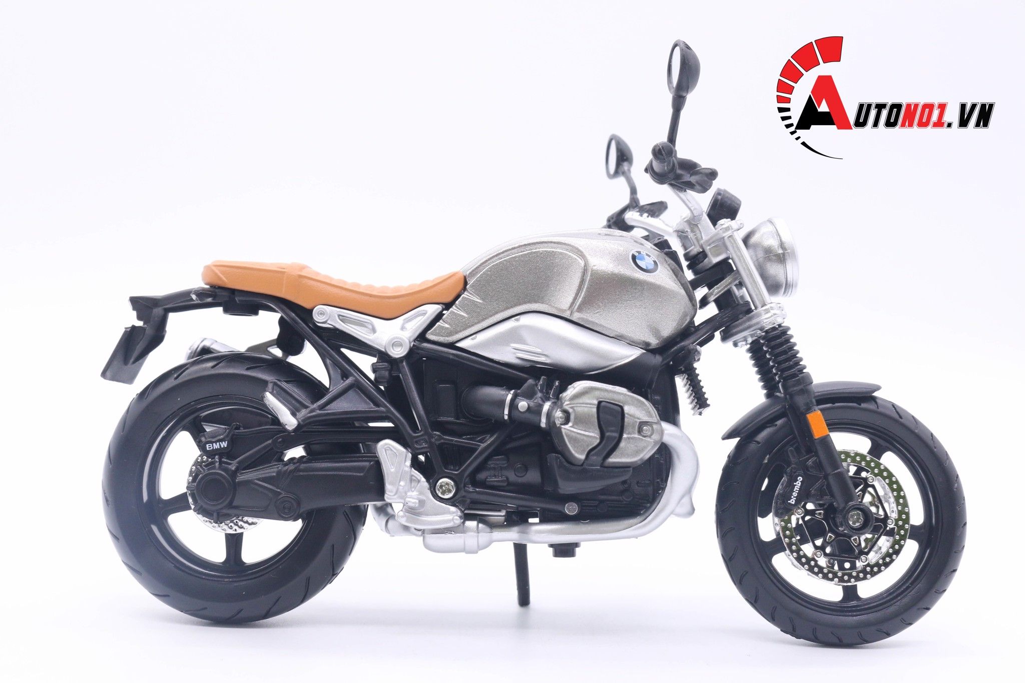  Mô hình xe Bmw r nine t scrambler 1:12 Maisto 6886 