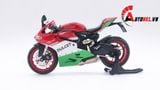  Mô hình xe Ducati 1199 panigale italy có đế có ben nâng 1:12 Jiaye Model MT041 