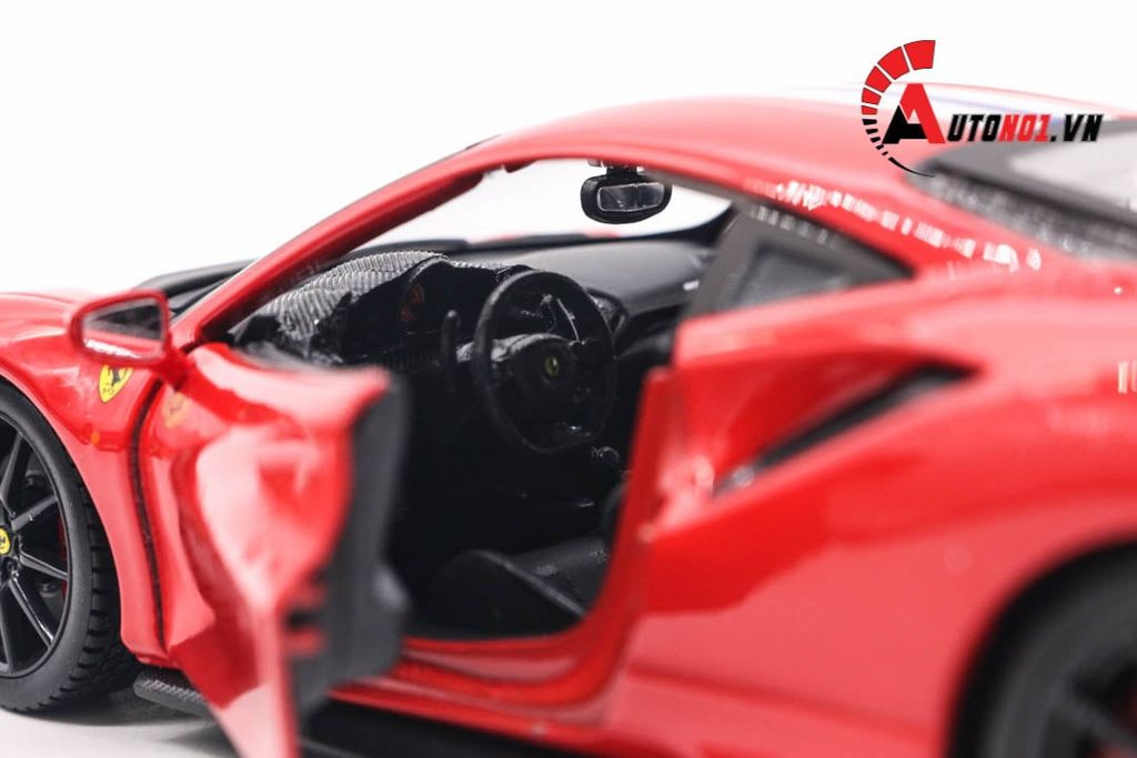 MÔ HÌNH XE FERRARI 488 PISTA RED 1:24 BBURAGO 5836