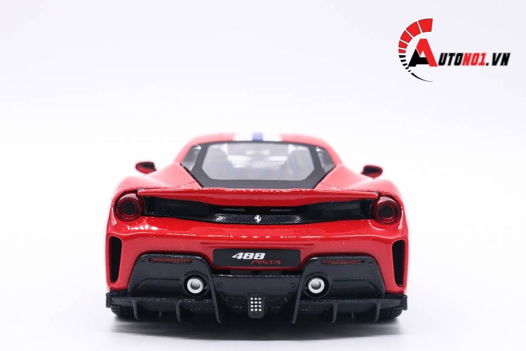 MÔ HÌNH XE FERRARI 488 PISTA RED 1:24 BBURAGO 5836