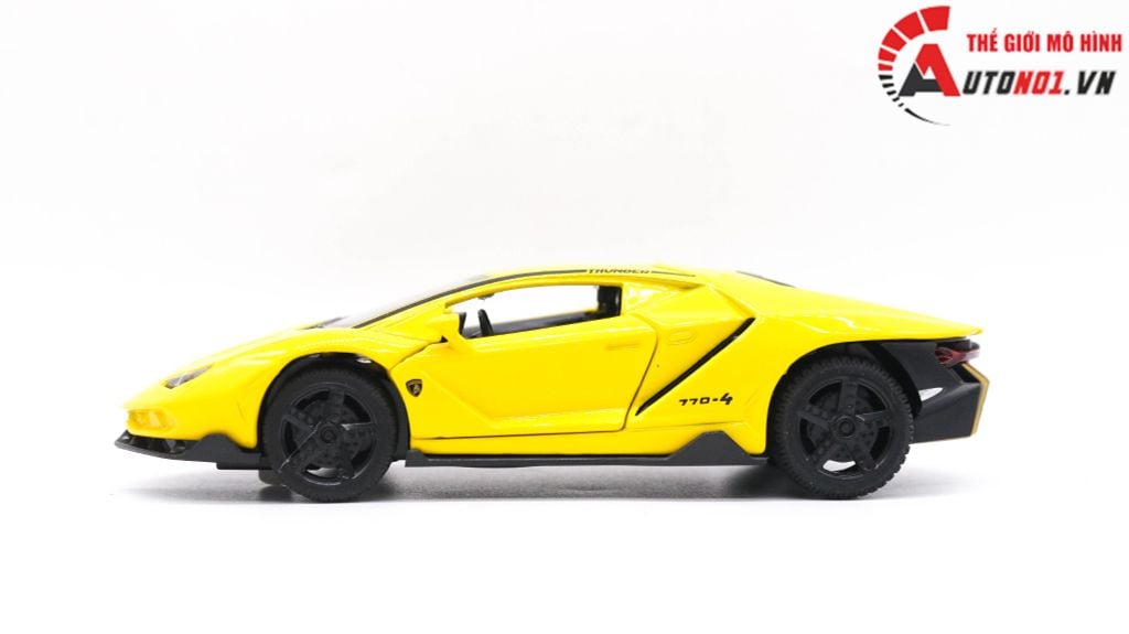 MÔ HÌNH LAMBORGHINI CENTENARIO LP770-4 YELLOW 1:32 TY MODELS 7793