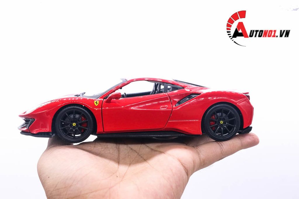 MÔ HÌNH XE FERRARI 488 PISTA RED 1:24 BBURAGO 5836