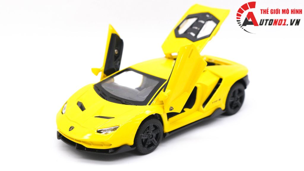 MÔ HÌNH LAMBORGHINI CENTENARIO LP770-4 YELLOW 1:32 TY MODELS 7793