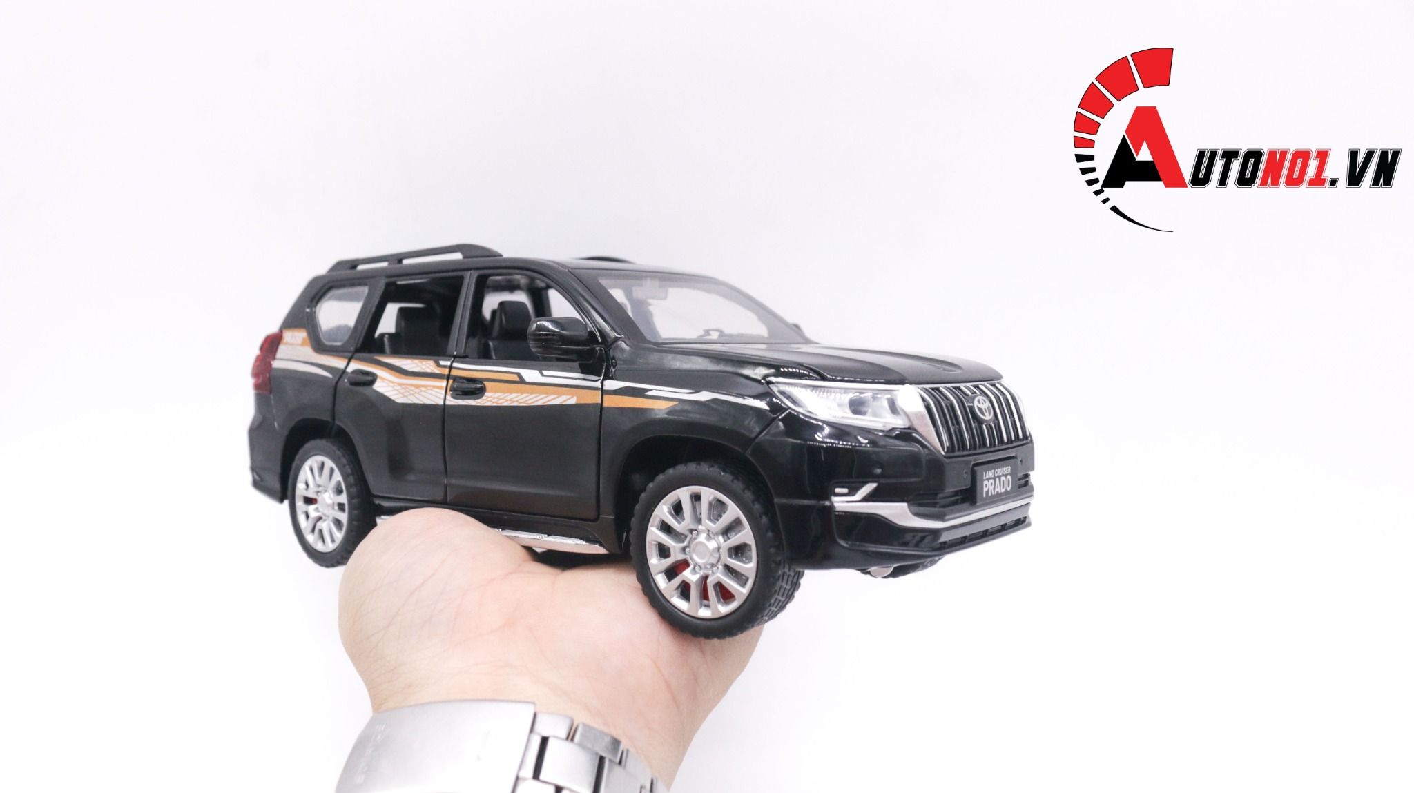  Mô hình xe ô tô Toyota Landcruiser Prado SUV full open tỉ lệ 1:24 Alloy OT233 