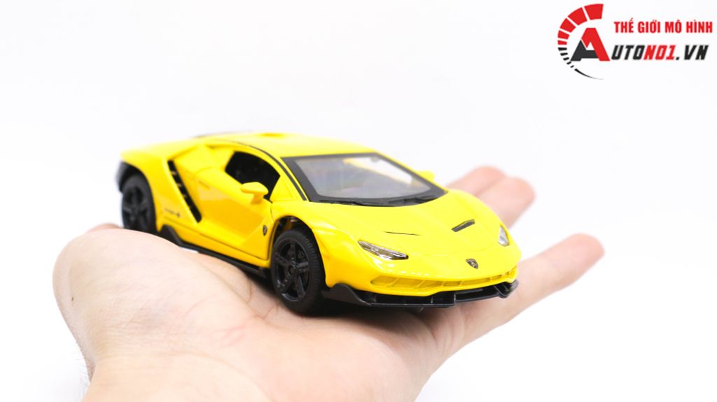 MÔ HÌNH LAMBORGHINI CENTENARIO LP770-4 YELLOW 1:32 TY MODELS 7793