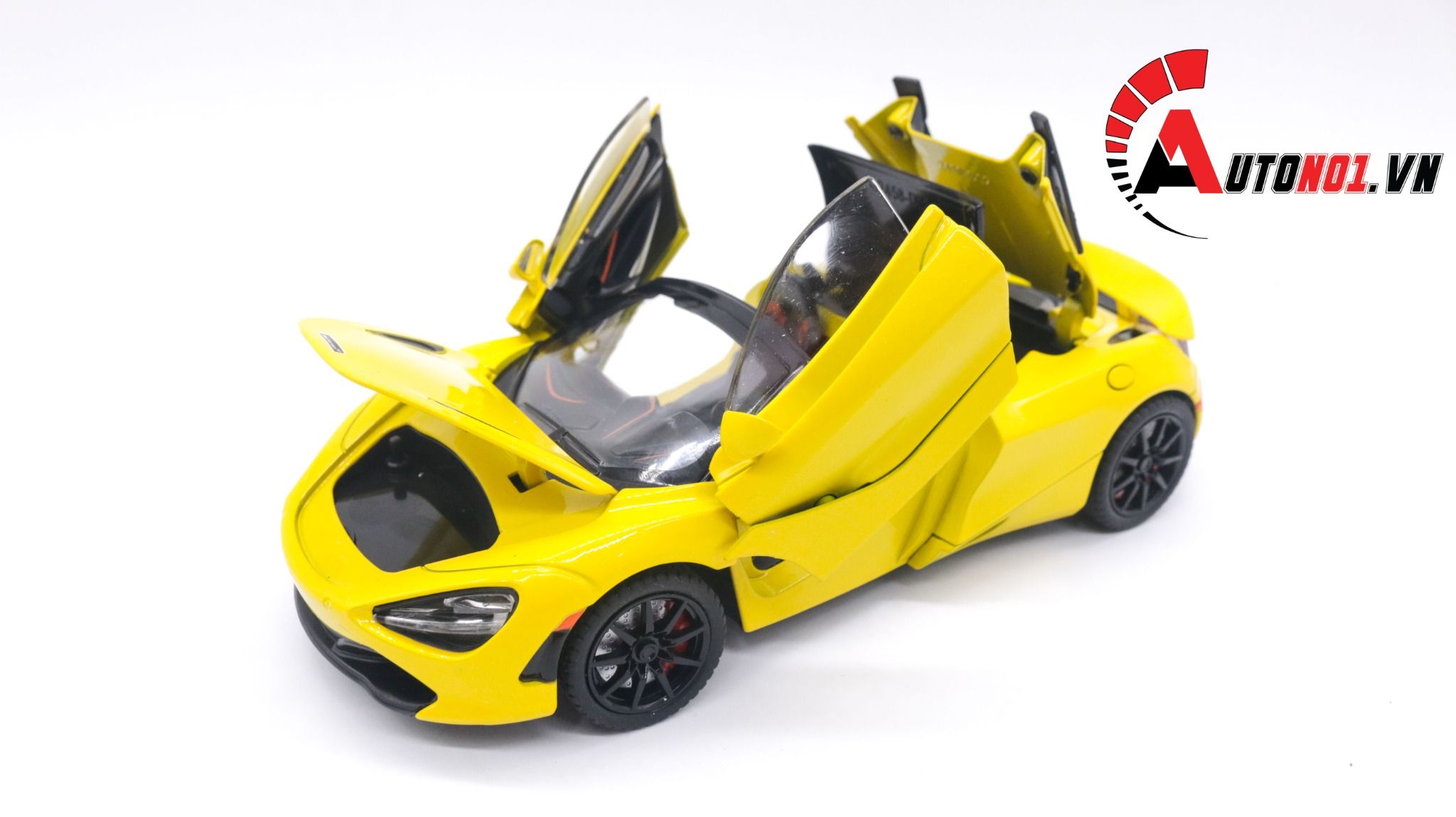  Mô hình xe ô tô Mclaren 720S full open tỉ lệ 1:24 Chezhi OT222 