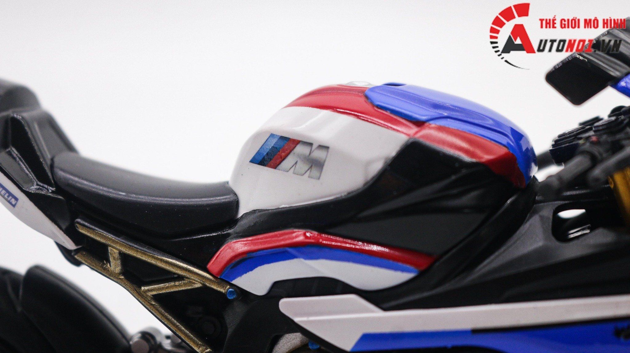  Mô hình xe độ Bmw S1000rr Custom Tricolor Version 1:12 Autono1 Alloy D160G 