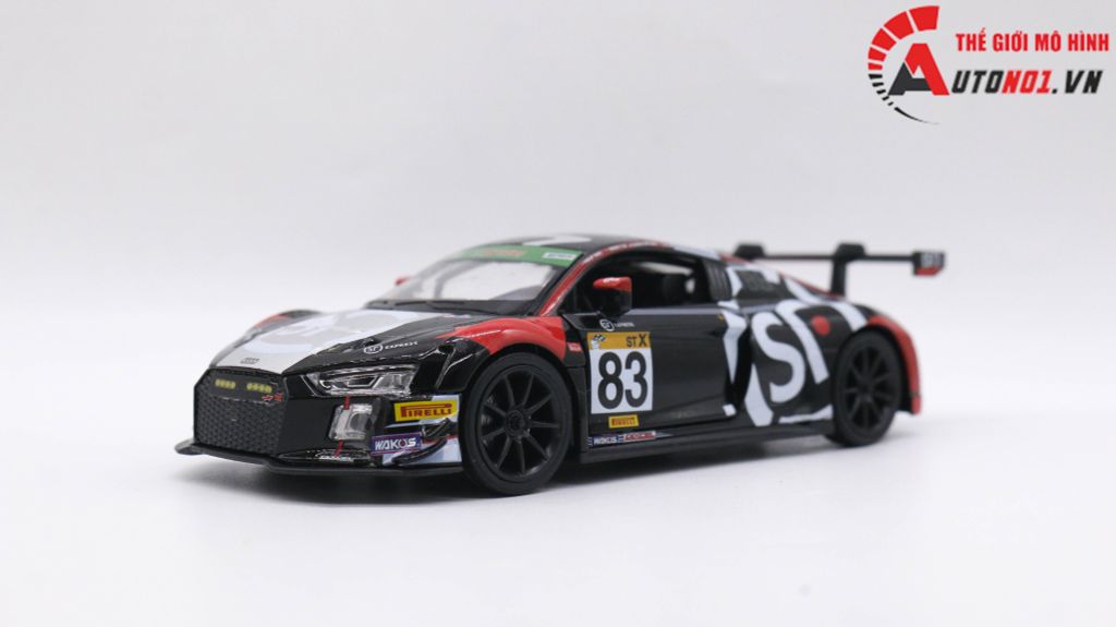 MÔ HÌNH XE AUDI R8 LMS GT3 2019 FUJI SUPER TEC 24H HOURS X WORKS RACING #83 1:32 MAKEDA 7783