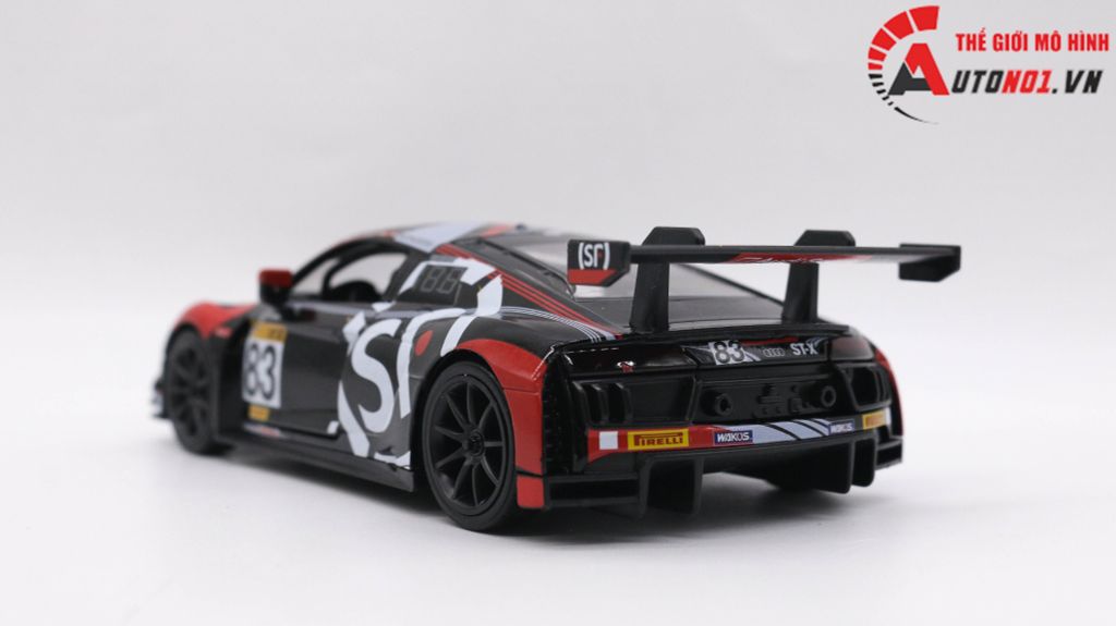 MÔ HÌNH XE AUDI R8 LMS GT3 2019 FUJI SUPER TEC 24H HOURS X WORKS RACING #83 1:32 MAKEDA 7783