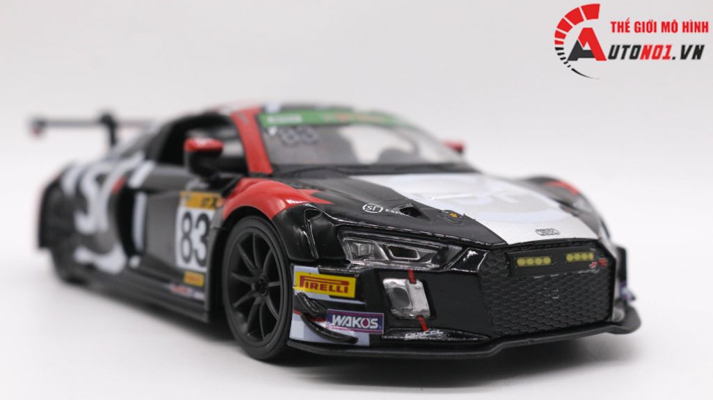 MÔ HÌNH XE AUDI R8 LMS GT3 2019 FUJI SUPER TEC 24H HOURS X WORKS RACING #83 1:32 MAKEDA 7783