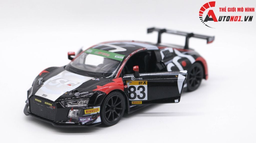 MÔ HÌNH XE AUDI R8 LMS GT3 2019 FUJI SUPER TEC 24H HOURS X WORKS RACING #83 1:32 MAKEDA 7783