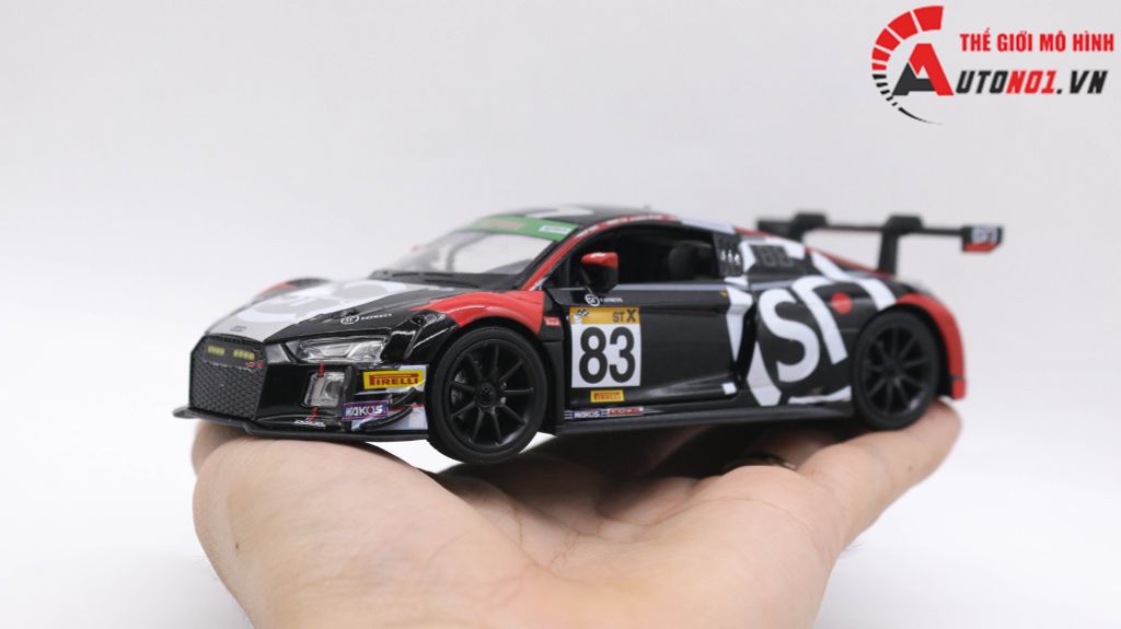 MÔ HÌNH XE AUDI R8 LMS GT3 2019 FUJI SUPER TEC 24H HOURS X WORKS RACING #83 1:32 MAKEDA 7783