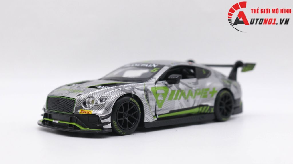 MÔ HÌNH XE BENTLEY CONTINENTAL GT3 2018 BLANCPAIN GT SERIES ASIA 1:32 MAKEDA 7781