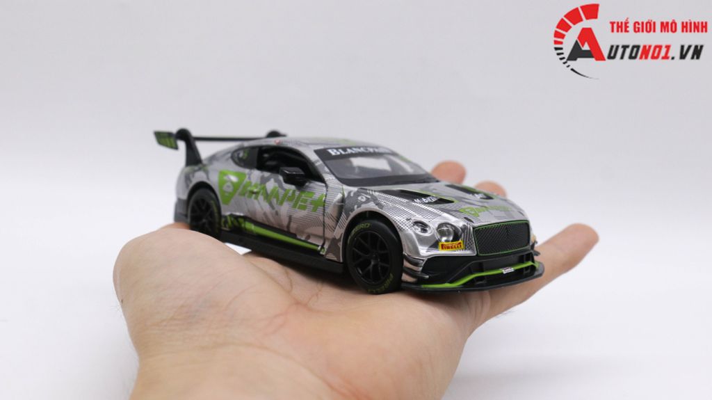 MÔ HÌNH XE BENTLEY CONTINENTAL GT3 2018 BLANCPAIN GT SERIES ASIA 1:32 MAKEDA 7781