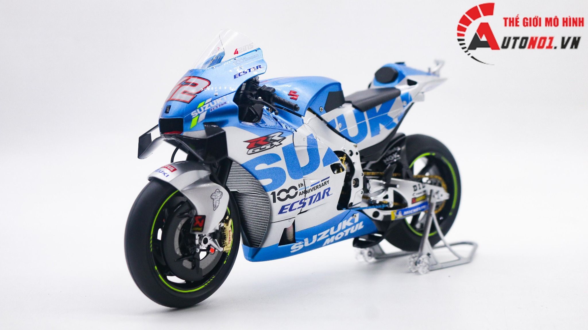  Mô hình xe cao cấp Suzuki Team Ecstar Gsx-Rr 2020 1:12 Tamiya D218A 